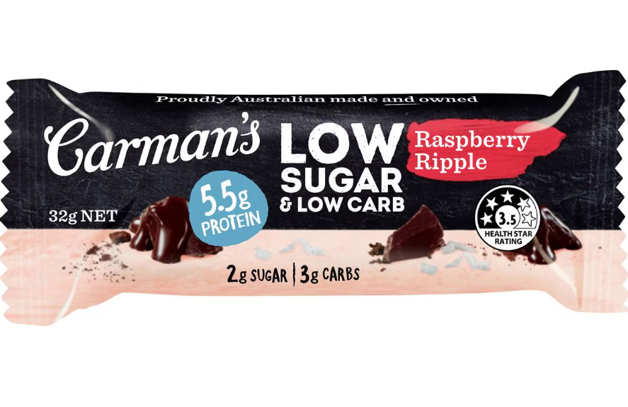 Carmans Protein Bar Raspberry 60g