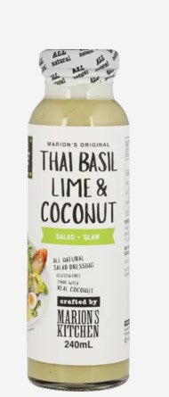 Marions Kitchen Dressing Basil Lime & Coconut 240ml