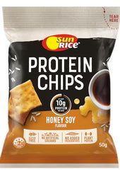 Sunrice Protein Chips HONEY SOY 50g