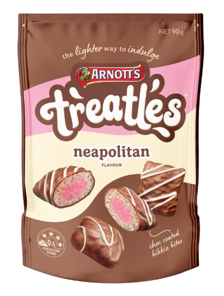 Arnotts Treatles Neapolitan 90g