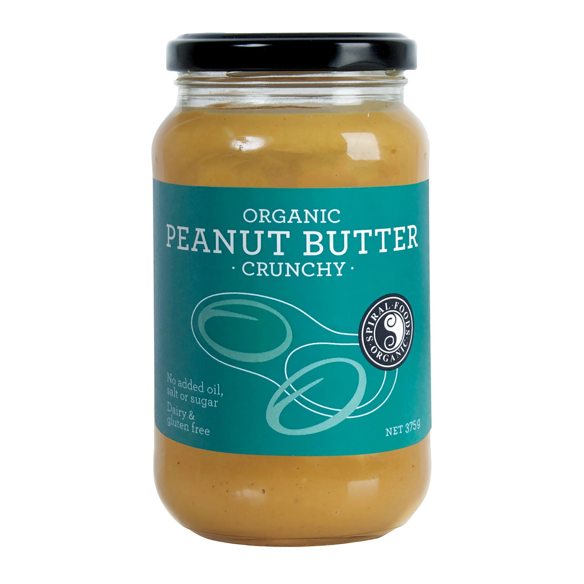Organic Crunchy Peanut Butter 375g