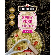Trident Rice Soup Spicy Pork 40g