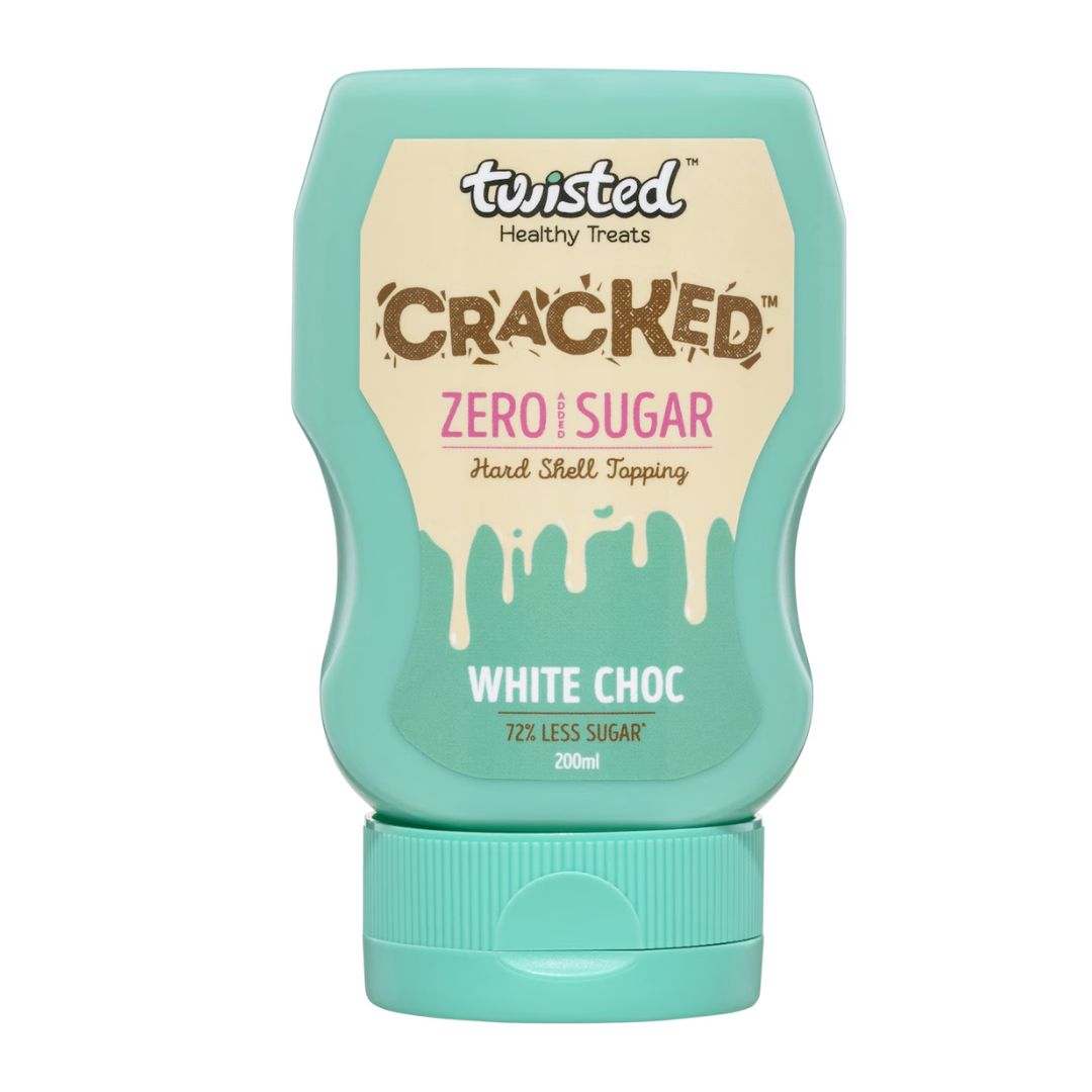 Twisted Cracked Topping White Choc 200ml