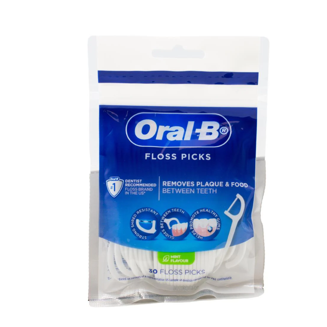 Oral B Floss Pick Mint Flavour