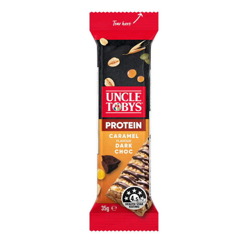 Uncle Toby Pro Crml Bar Dark choc 35g