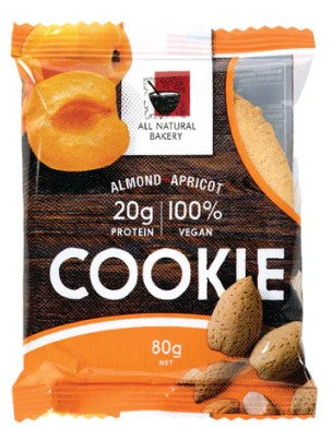 All Natural Bakery Vegan Protein Cookie Almond Apricot 80g