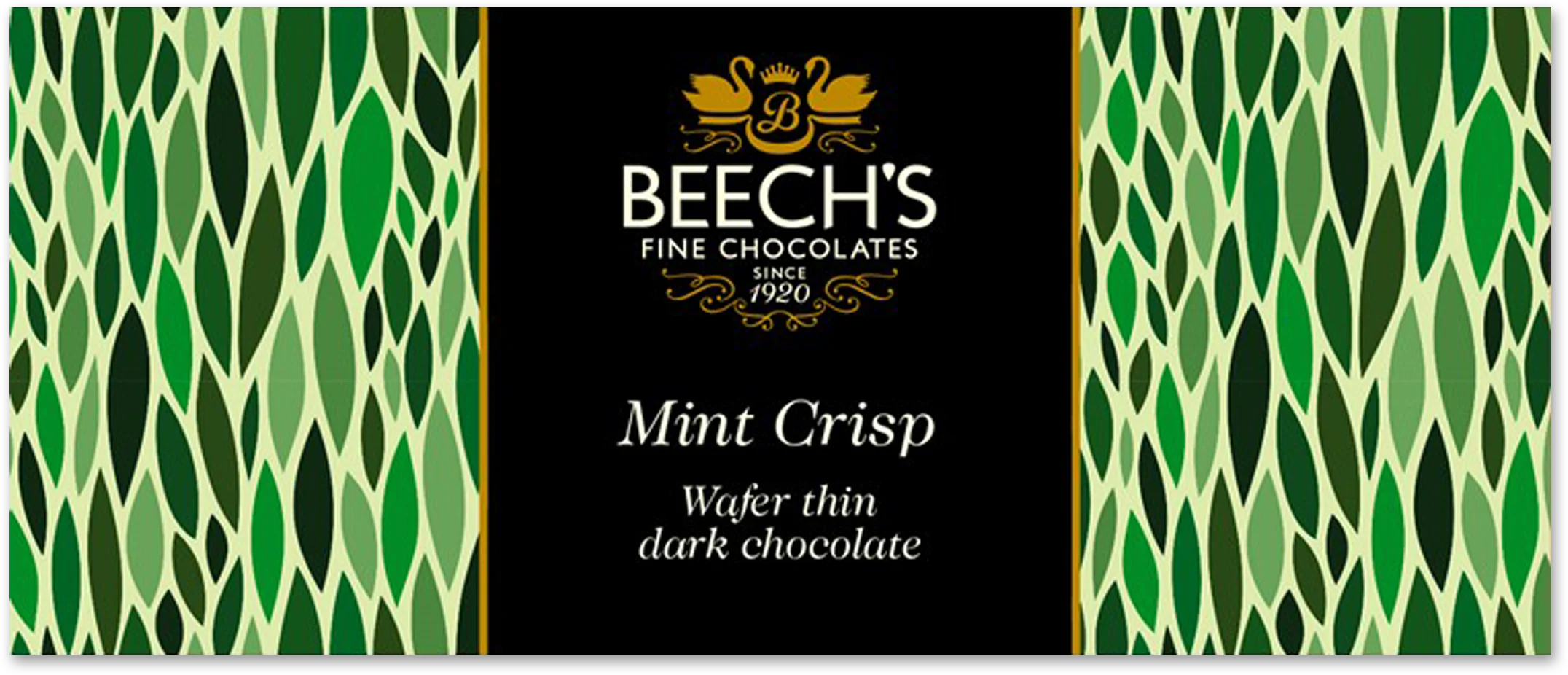 Beechs Fine Chocolate Mint Crisps Thin Wafers 150g