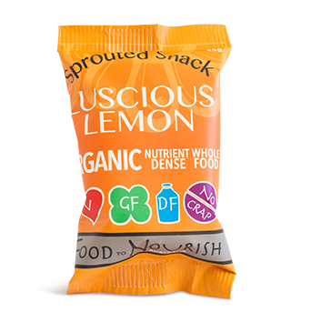 Food to Nourish Sprouted Snack Luscious Lemon 45g