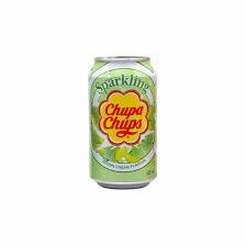 Korean Chupa Chups Melon & Cream Sparkling Drink 345ml