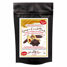 Little Zebra Chocolates Carob Buds Ginger 85g