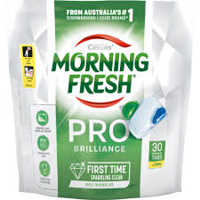 Morning Fresh Pro Brilliance Dishwasher Tablets Lemon 30 Pack