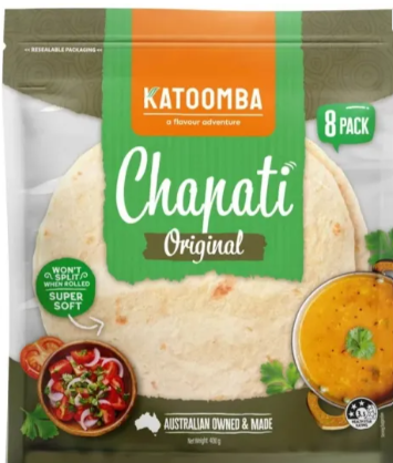 Katoomba Roti Chapita Bread 8pk 400g