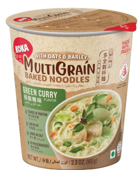 KOKA Multigrain Cup Noodles Green Curry 65g