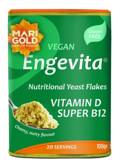 Marigold Health Foods Yeast VitD B12 Green Engevita 100g