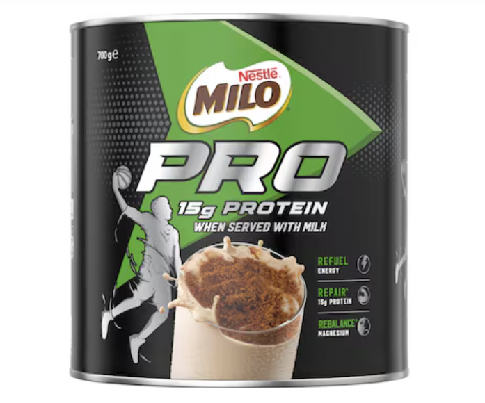 Nestle Milo Pro Choc Malt Powder Protein 700g