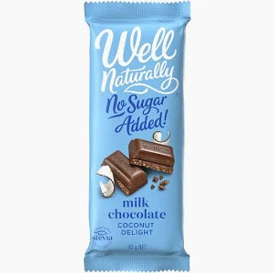 Well Naturally Chocolate Milk Coconut NSA 45g