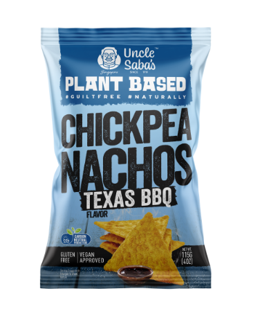 Uncle Sabas Chickpea Nachos BBQ 115g