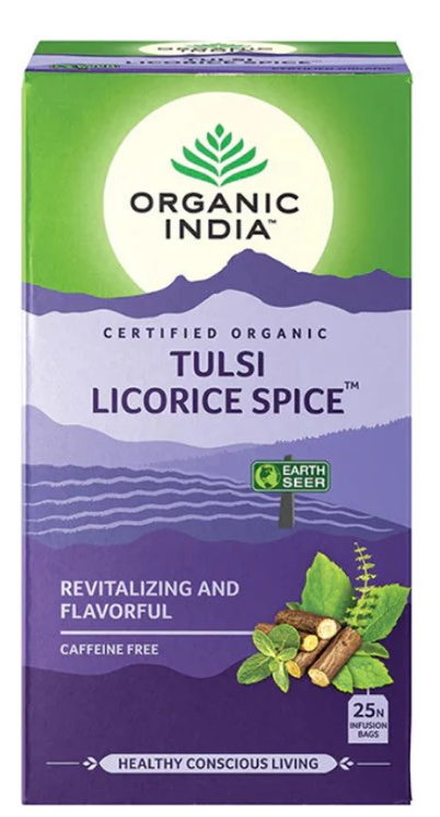Organic India Tulsi Licorice Spice Tea 25 Teabags