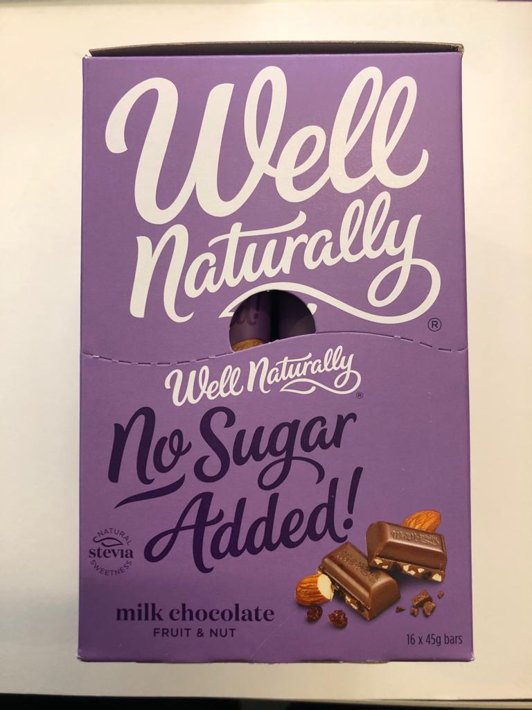 Well - Natural Fruit & Nuts bars 16 x 90g - Beyond Best Before