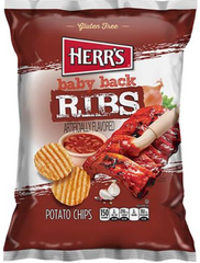 US Herr's Baby Back Ribs Chips 170g (Copy)