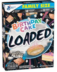 US Birthday Cake Loaded Large Size Cereal 368g