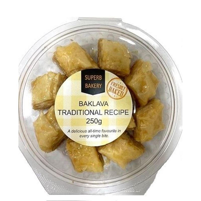 Superb Bakery Baklava Assortment 250g
