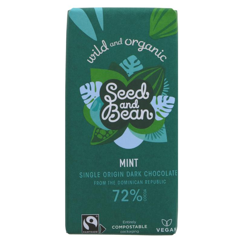 Seed and Bean English Mint Dark 72% 75g