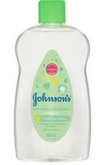 Johnsons Baby Oil Aloe Vera And Vitamin E 500ml