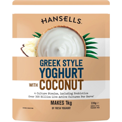 HANSELLS YOGHURT GREEK STYLE WITH COCONUT 220g