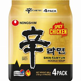 Nongshim Shin Ramyun Spicy Chicken 120g x4pk