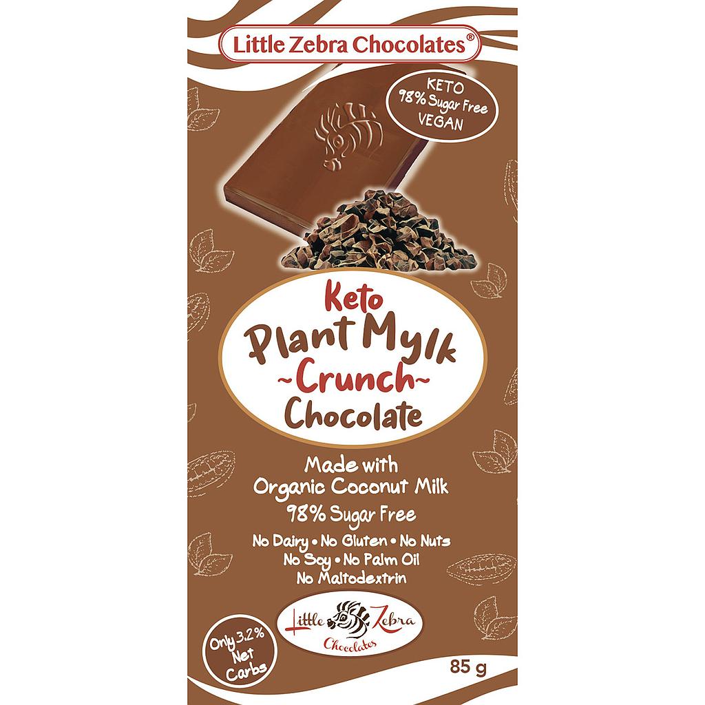 Little Zebra Chocolates Chocolate Plant Mylk Crunch 85g