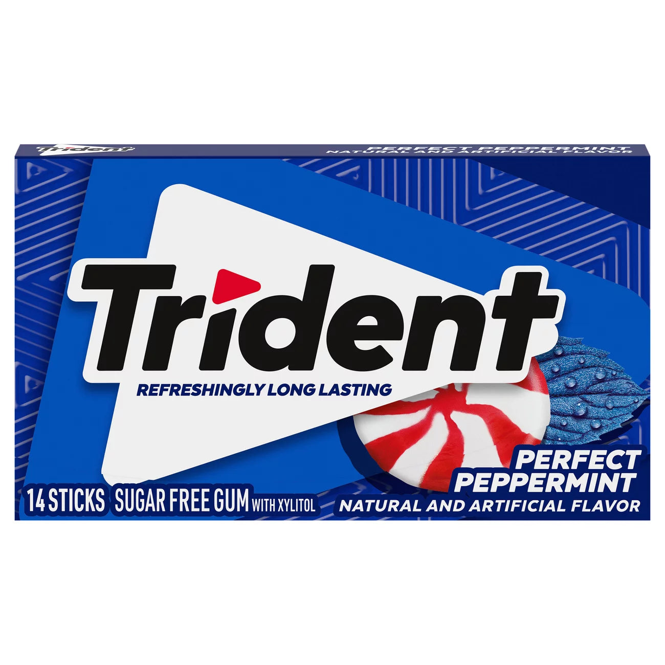 US Trident Perfect Peppermint Gum 14 sticks