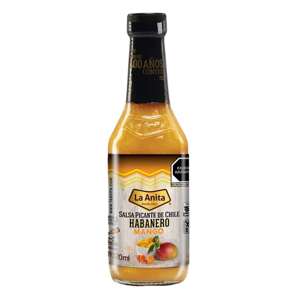 Mexican la Anita Habanero Mango Hot Sauce 120ml