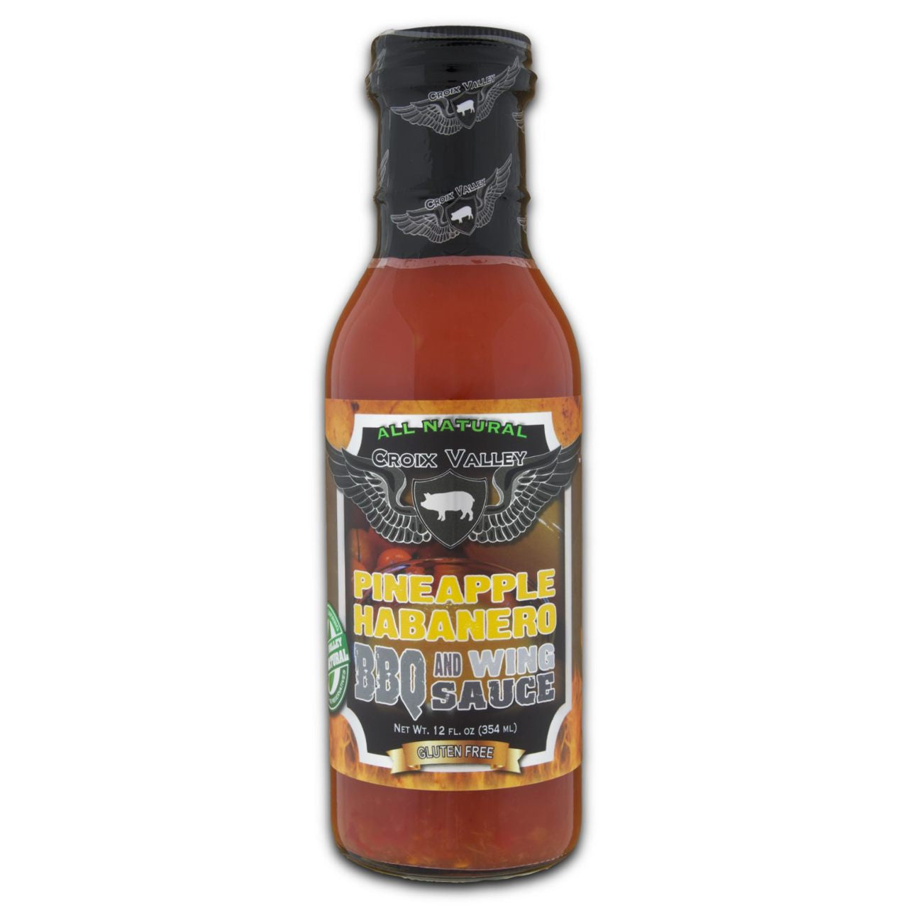 Croix valley p.apple habanero bbq wing sauce 345ml