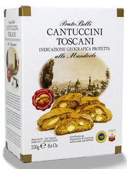 Belli Cantuccini Biscuits 20% Almond IGP Giftbox 250g
