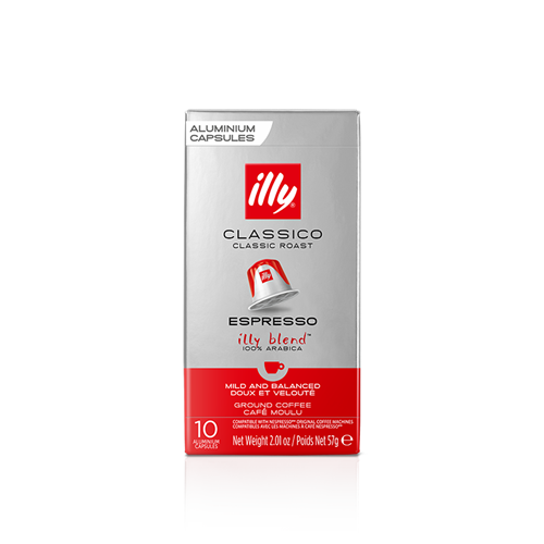 ILLY CLASSICO roast coffee 10PCS 57g