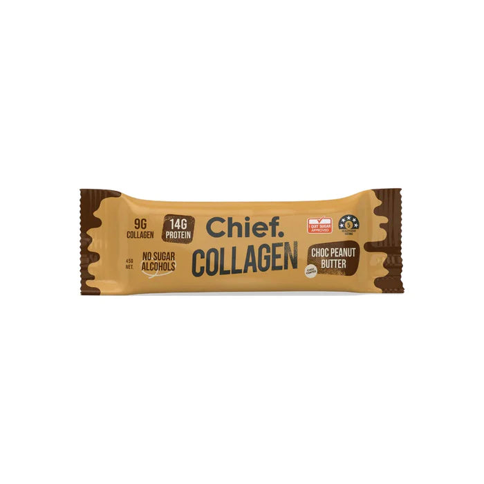 Chief Collagen Protein Chocolate Peanut Butter Bar 45g