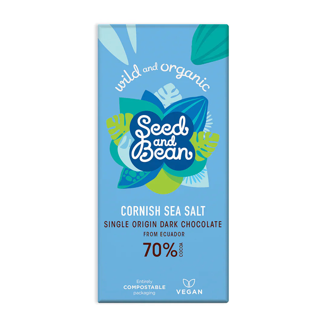 Seed and Bean Crnsh SeaSalt Dark 70% 75g