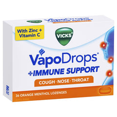 Vicks Vapodrops Lozenges+Immune pk36