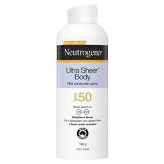 Neutrogena Ultra Sheer Body Mist sunscreen 140g