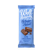 Well Naturally Chocolate Creamy Milk NSA 90g