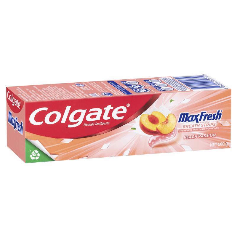 Colgate Toothpaste Max Fresh Peach Passion 100g