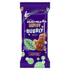 Cadbury Bubbly Mint Chocolate Easter Bunny 32g