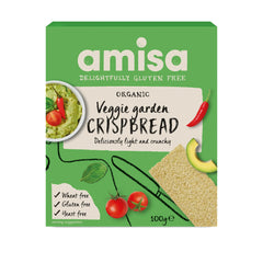 Amisa Organic Crispbread Veggie Garden Organic 100g