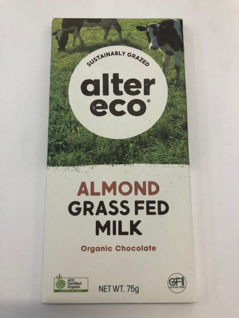 Alter Eco - Almond Grass Fed Milk 75g - Beyond Best Before