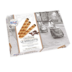 Spirulette Stripped Wafer Rolls with Chocolate 90g