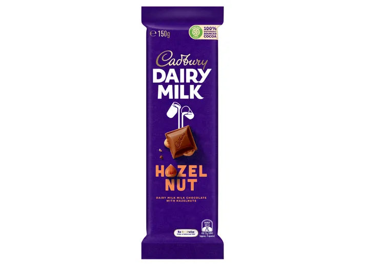 Cadbury Dairy Hazelnut Choc 150g