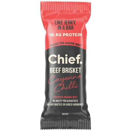 Chief Beef Brisket Cayenne Chilli Bar 40g