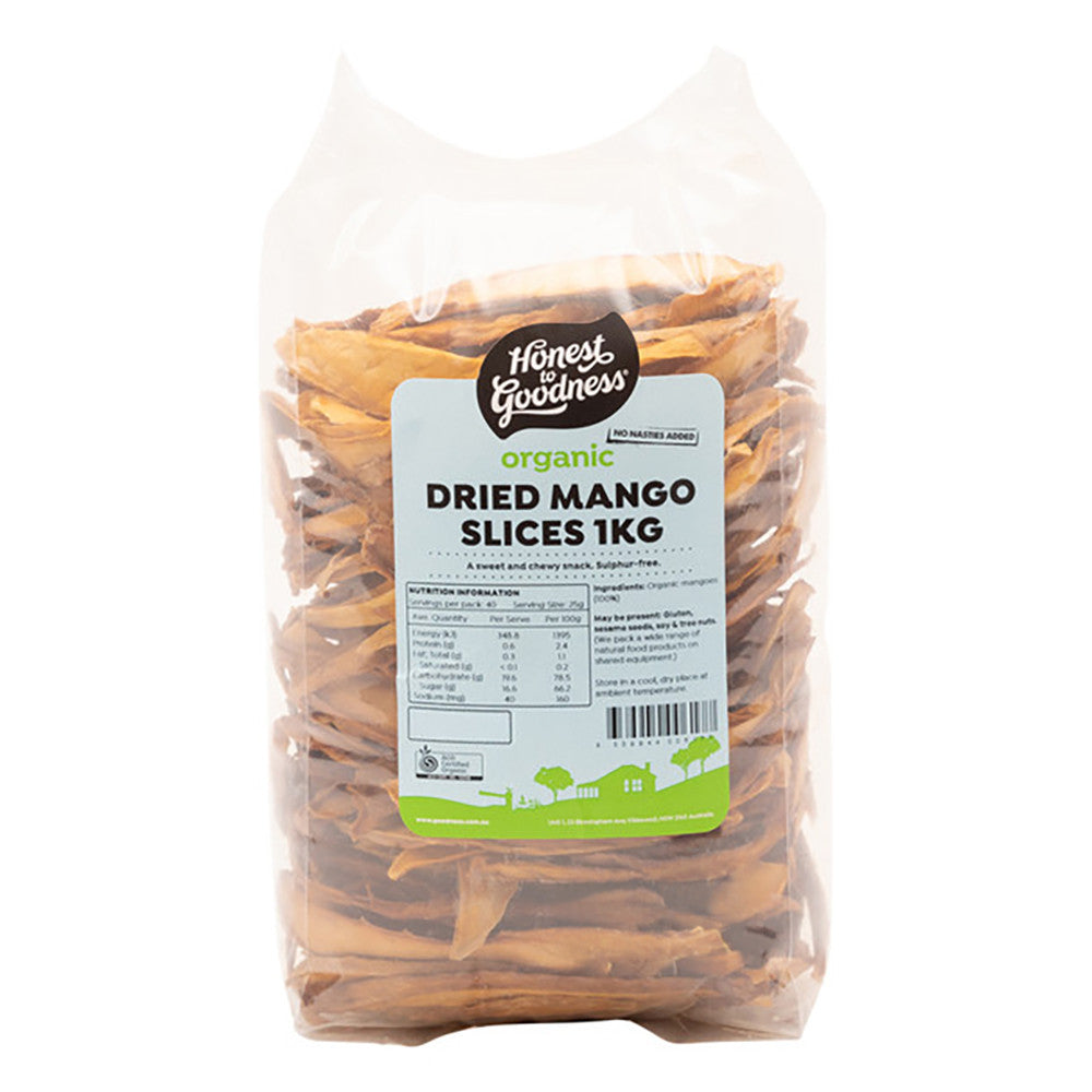 Honest to Goodness Organic Dried Mango Slices 1kg