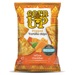Com Up pooped Tortilla Chips Yellow Cheddar 60g